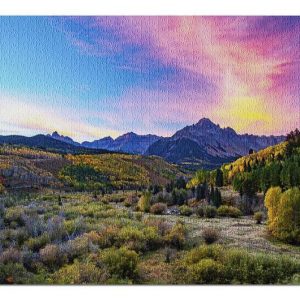 The Light On The San Juan Mountain Jigsaw Puzzle Set