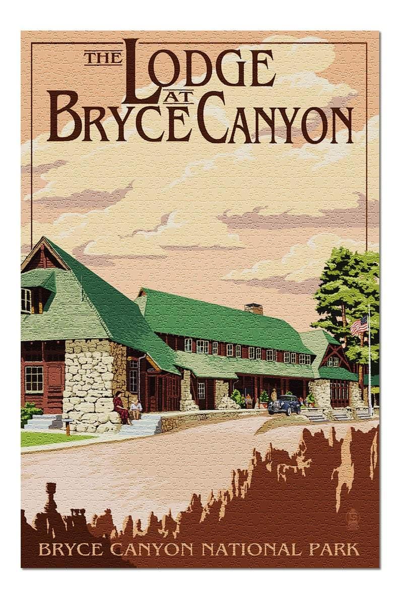 The Lodge At Bryce Canyon Jigsaw Puzzle Set The Lodge At Bryce Canyon Jigsaw Puzzle Set