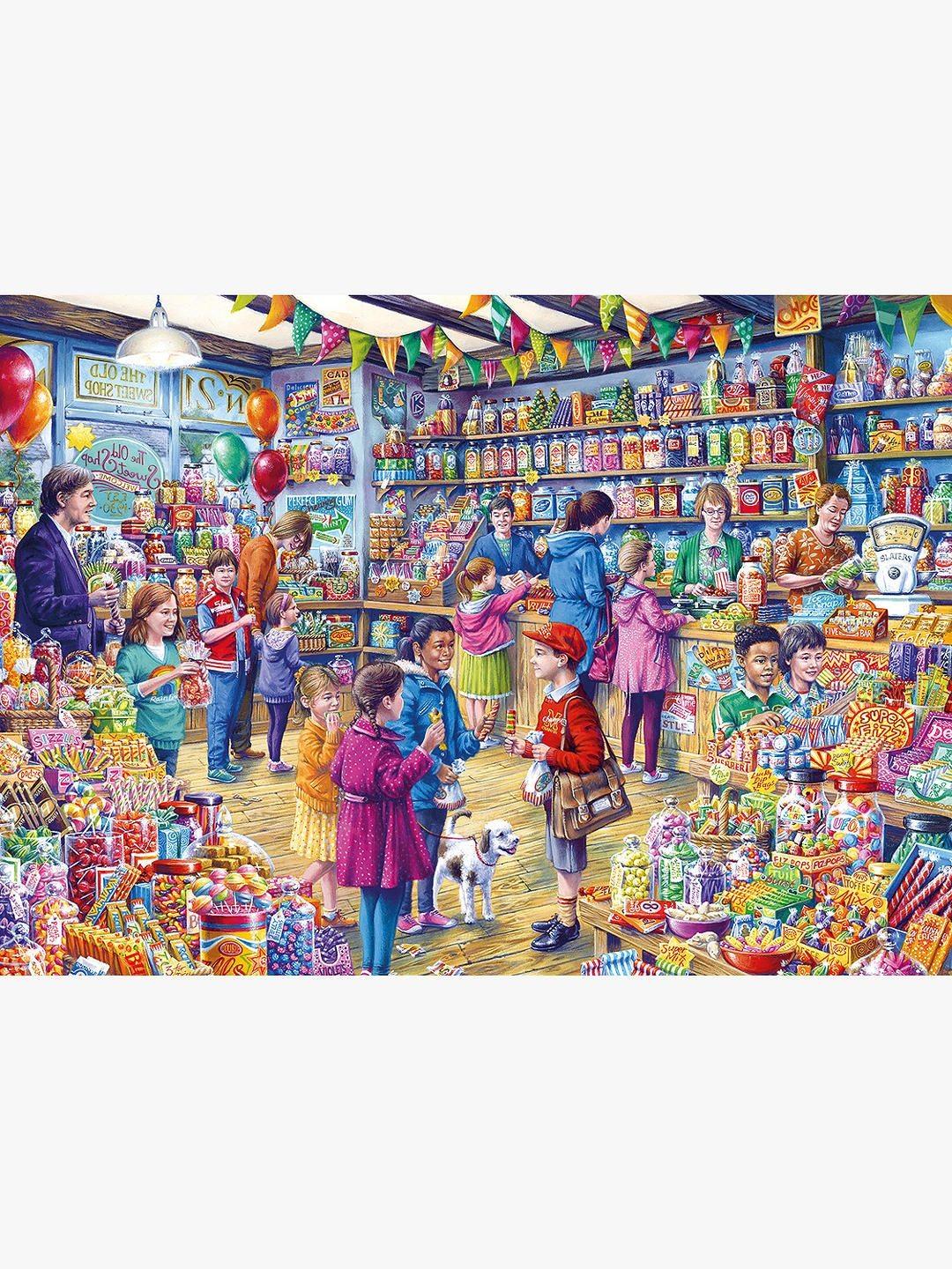 The Old Sweet Shop Jigsaw Puzzle Set The Old Sweet Shop Jigsaw Puzzle Set