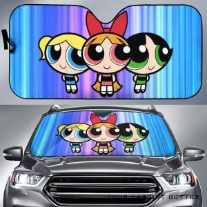 The Powerpuff Girls Car Auto Sun Shade