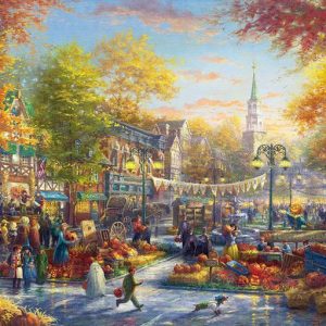 The Pumpkin Festival Jigsaw Puzzle Set