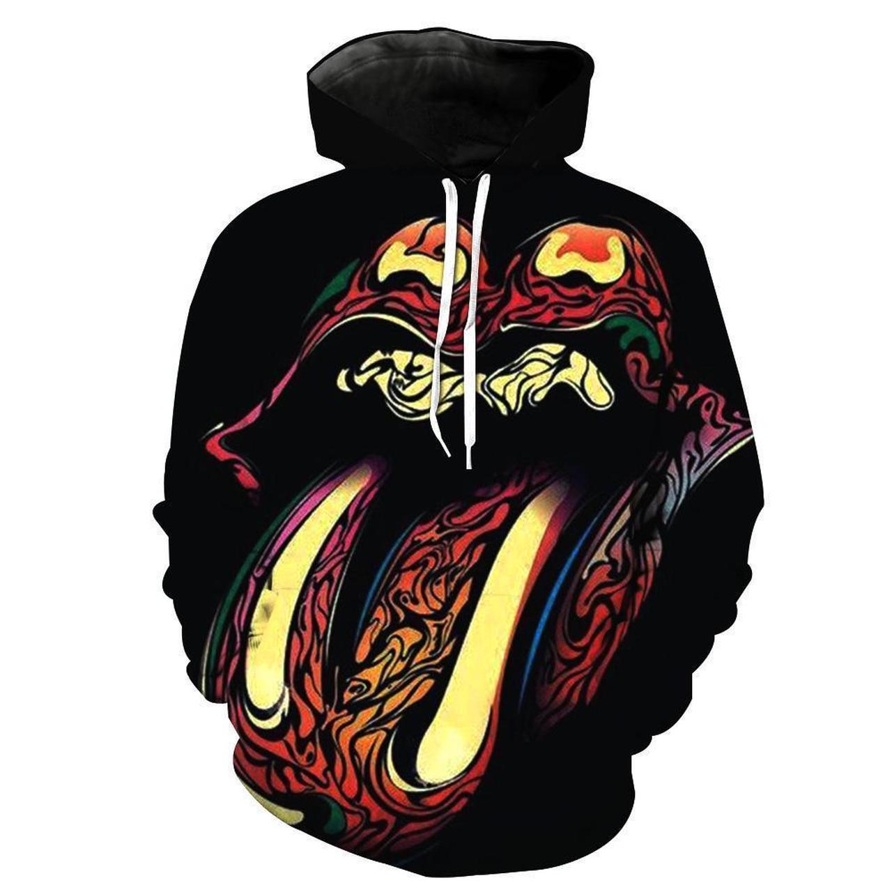 The Rolling Stones 3D Printed Hoodie/Zipper Hoodie The Rolling Stones 3D Printed Hoodie/Zipper Hoodie