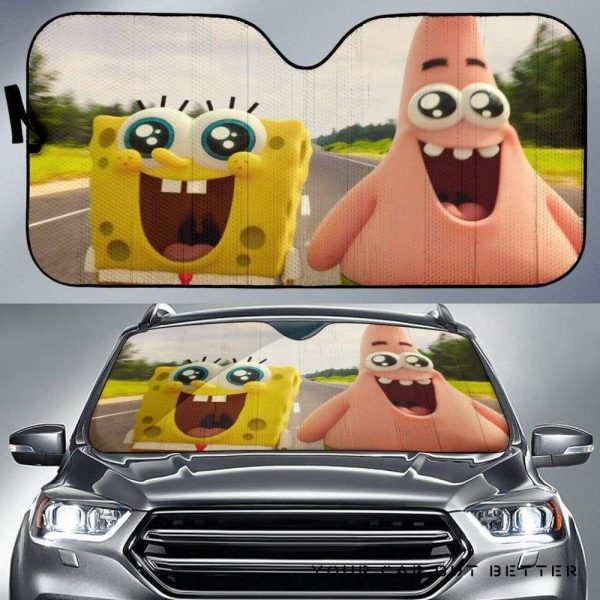 The Spongebob Movie Car Auto Sun Shade