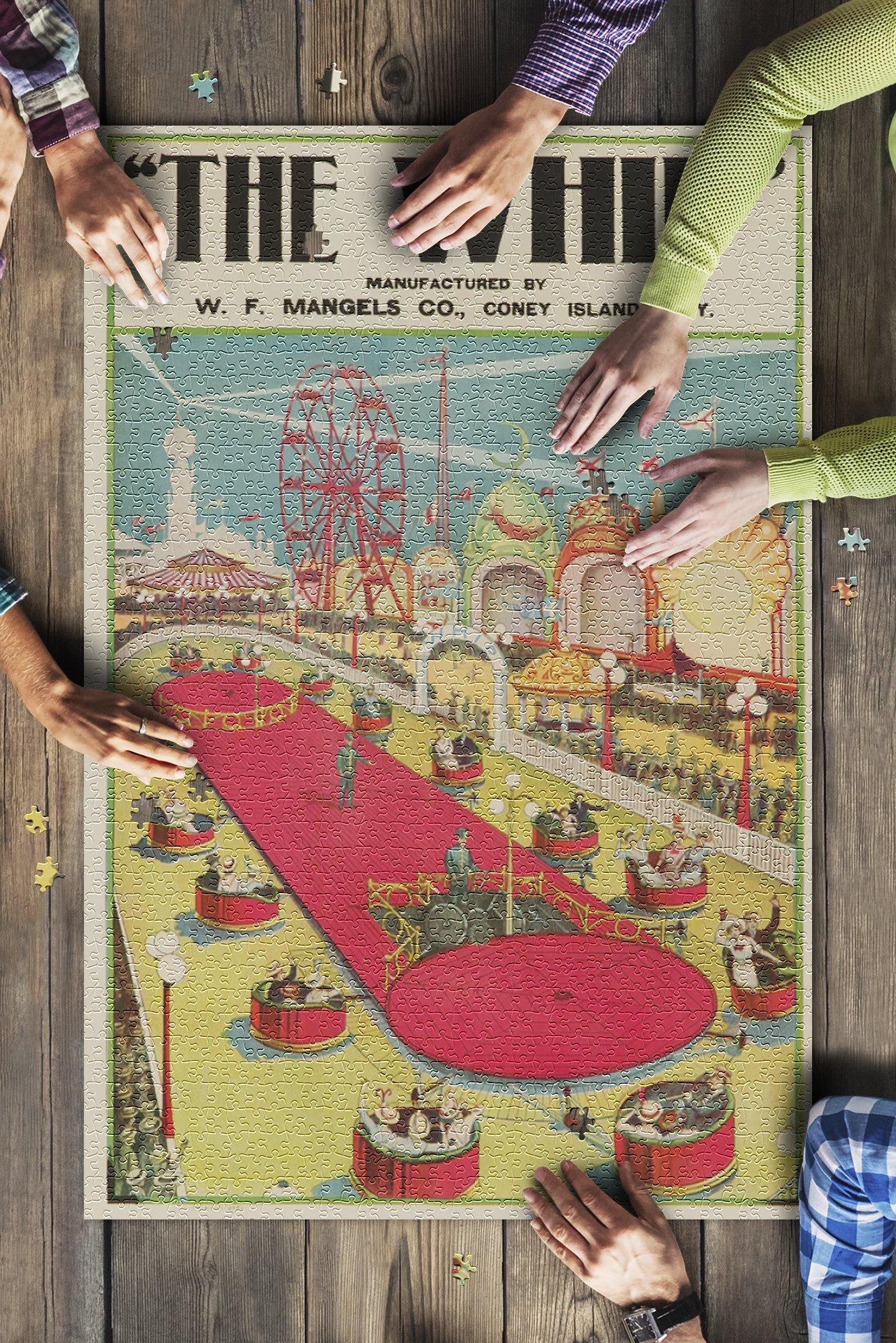 The Whip Coney Island Usa C. 1906? Jigsaw Puzzle Set The Whip Coney Island Usa C. 1906? Jigsaw Puzzle Set