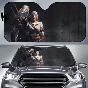 The Witcher 3 Ciri Auto Car Auto Sun Shade