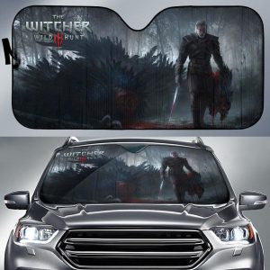 The Witcher 3: Wild Hunt Car Floor Mats Geralt Gaming 3D Car Auto Sun Shade