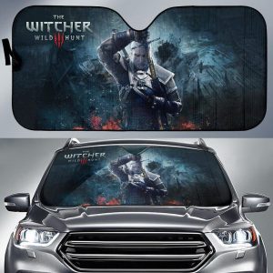 The Witcher 3: Wild Hunt Geralt Game Car Auto Sun Shade