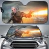 The Witcher Fire Car Auto Sun Shade
