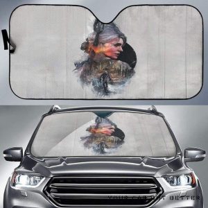The Witcher Movie 4 Car Auto Sun Shade