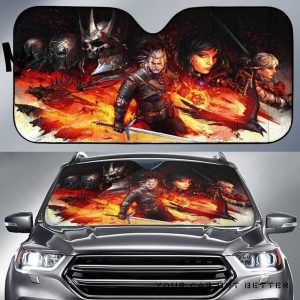 The Witcher Movie 6 Car Auto Sun Shade