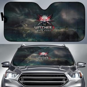 The Witcher Wild Hunt Symbol Car Auto Sun Shade