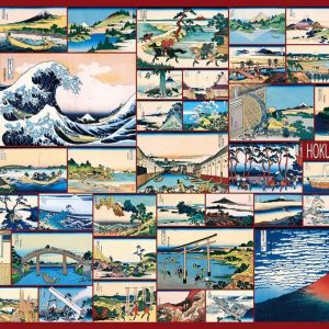 Thirty Six Views Of Mount Fuji Jigsaw Puzzle Set