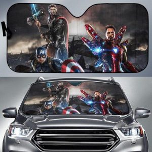 Thor Captain America Iron Man Car Auto Sun Shade