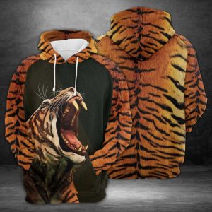 Tiger 3D Printed Hoodie/Zipper Hoodie