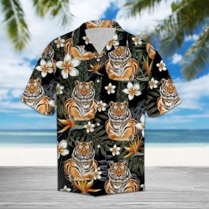 Tigert Hawaiian Shirt Summer Button Up