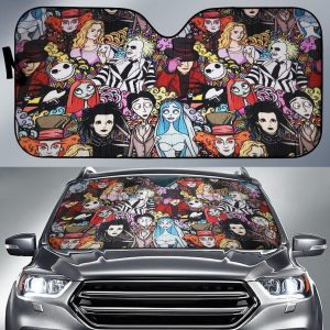 Tim Burton Movie Car Auto Sun Shade