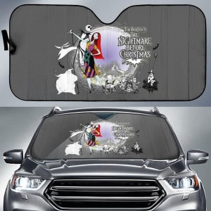 Tim Burton The Nightmare Before Christmas Car Auto Sun Shade