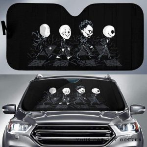 Tim Burton Walking On The Street Car Auto Sun Shade