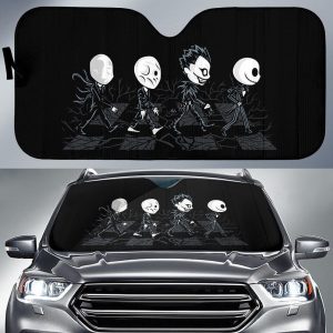 Tim Burton Walking On The Streets Car Auto Sun Shade
