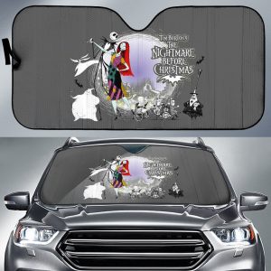 Tim Burtons The Nightmare Before Christmas Car Auto Sun Shade