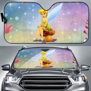 Tinkerbell Prettys Disney Cartoon Car Auto Sun Shade