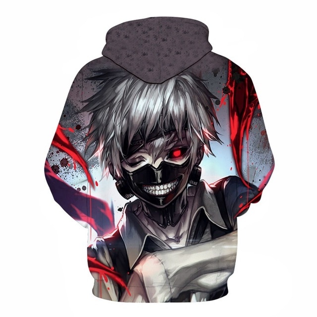 Tokyo Ghoul 3D Printed Hoodie/Zipper Hoodie Tokyo Ghoul 3D Printed Hoodie/Zipper Hoodie