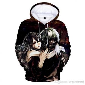 Tokyo Ghoul 3D Printed Hoodie/Zipper Hoodie