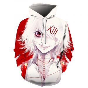 Tokyo Ghoul 3D Printed Hoodie/Zipper Hoodie