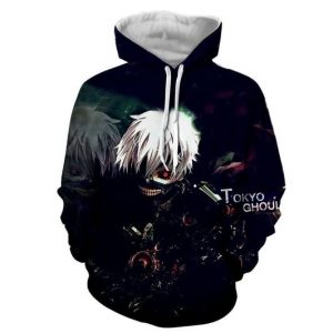 Tokyo Ghoul 3D Printed Hoodie/Zipper Hoodie