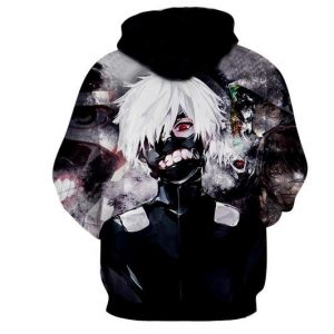 Tokyo Ghoul 3D Printed Hoodie/Zipper Hoodie