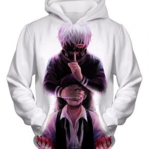 Tokyo Ghoul 3D Printed Hoodie/Zipper Hoodie