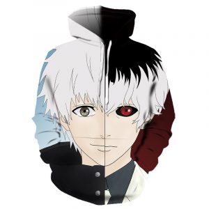 Tokyo Ghoul 3D Printed Hoodie/Zipper Hoodie