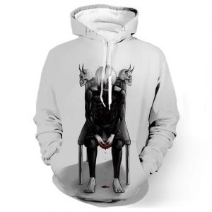 Tokyo Ghoul 3D Printed Hoodie/Zipper Hoodie