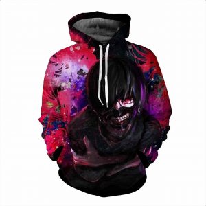 Tokyo Ghoul 3D Printed Hoodie/Zipper Hoodie