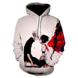 Tokyo Ghoul 3D Printed Hoodie/Zipper Hoodie