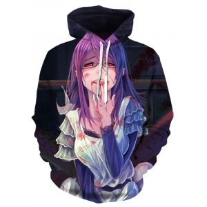 Tokyo Ghoul 3D Printed Hoodie/Zipper Hoodie