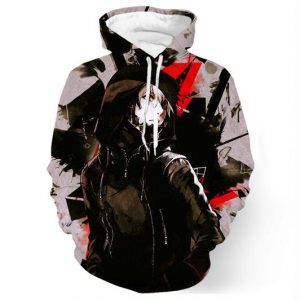 Tokyo Ghoul 3D Printed Hoodie/Zipper Hoodie