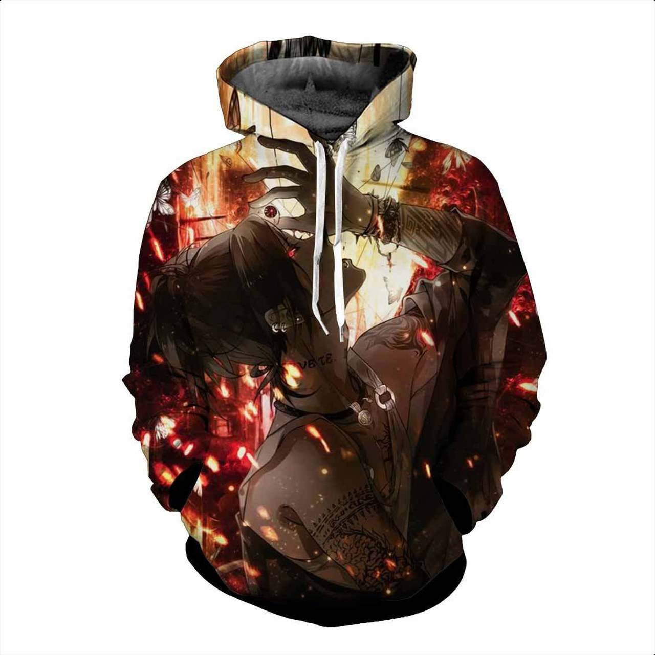 Tokyo Ghoul 3D Printed Hoodie/Zipper Hoodie Tokyo Ghoul 3D Printed Hoodie/Zipper Hoodie