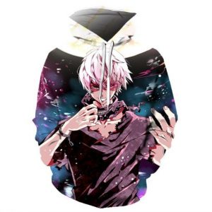 Tokyo Ghoul 3D Printed Hoodie/Zipper Hoodie