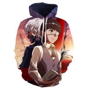 Tokyo Ghoul 3D Printed Hoodie/Zipper Hoodie