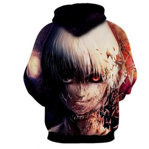 Tokyo Ghoul 3D Printed Hoodie/Zipper Hoodie