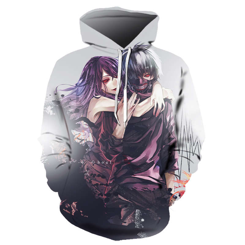 Tokyo Ghoul 3D Printed Hoodie/Zipper Hoodie Tokyo Ghoul 3D Printed Hoodie/Zipper Hoodie