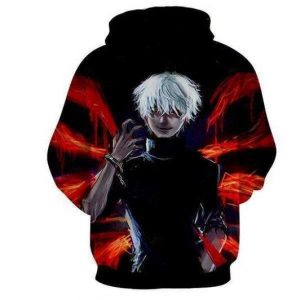 Tokyo Ghoul 3D Printed Hoodie/Zipper Hoodie