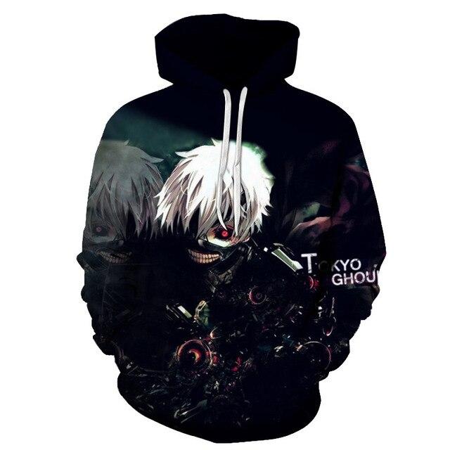 Tokyo Ghoul 3D Printed Hoodie/Zipper Hoodie Tokyo Ghoul 3D Printed Hoodie/Zipper Hoodie