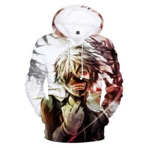 Tokyo Ghoul 3D Printed Hoodie/Zipper Hoodie