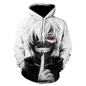 Tokyo Ghoul 3D Printed Hoodie/Zipper Hoodie