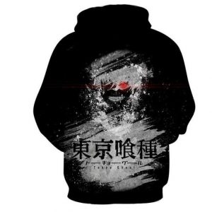 Tokyo Ghoul 3D Printed Hoodie/Zipper Hoodie