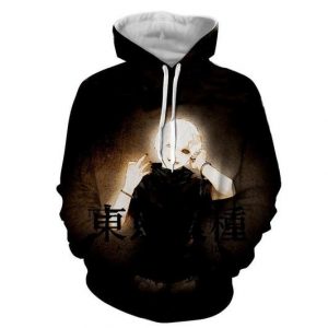 Tokyo Ghoul 3D Printed Hoodie/Zipper Hoodie