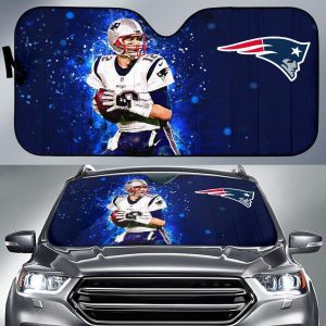 Tom Brady Patriots Car Auto Sun Shade