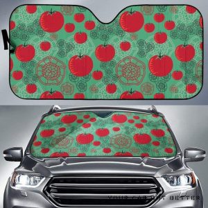Tomato Pattern Car Auto Sun Shade